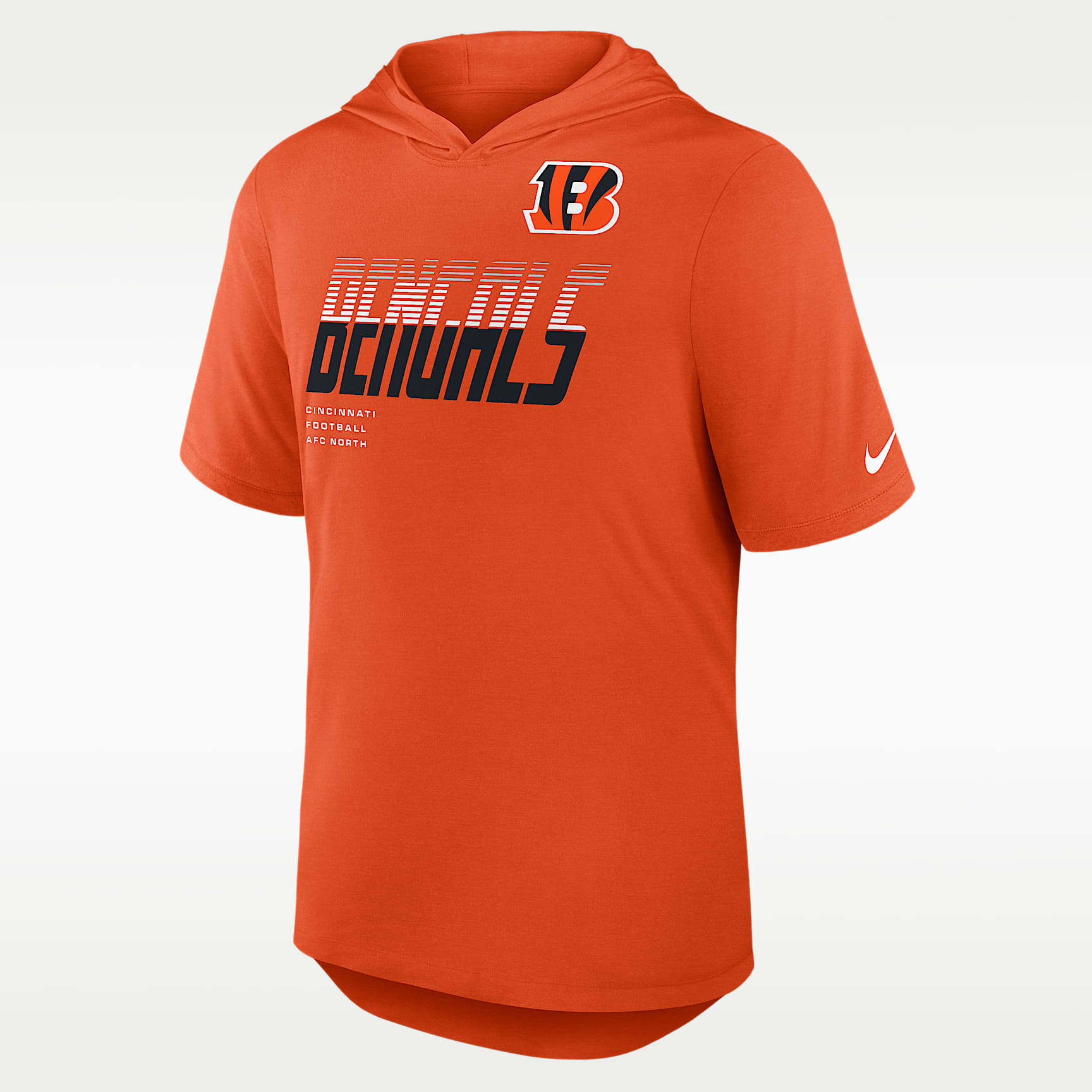 Cincinnati Bengals Men's Nike Dri-FIT NFL Hooded T-Shirt. Nike.com